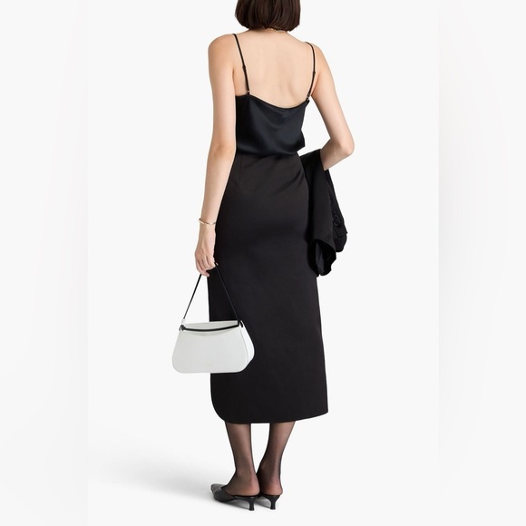 New! By Malene Birger Wick Midi Satin Skirt 🖤 size 6 NWOT! - Picture 9 of 16